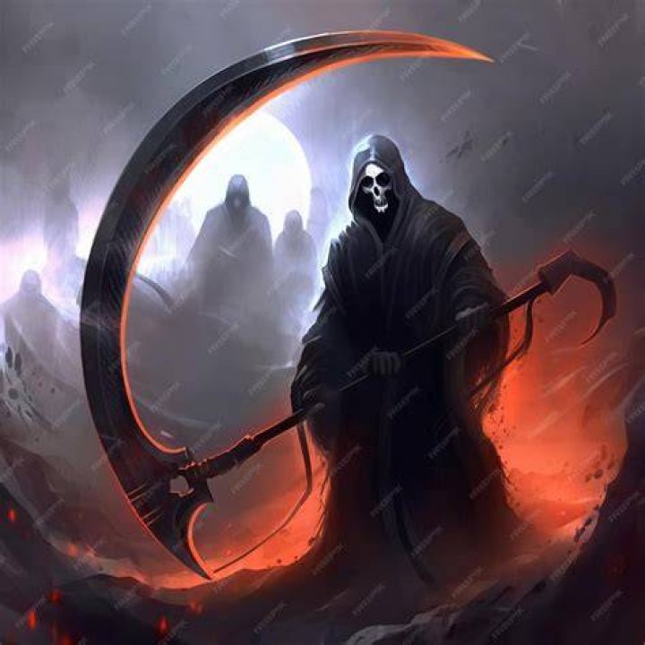 Judd With His Scythe in Eaten Alive