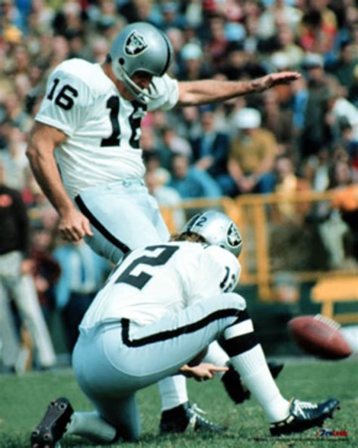 kicker George Blanda