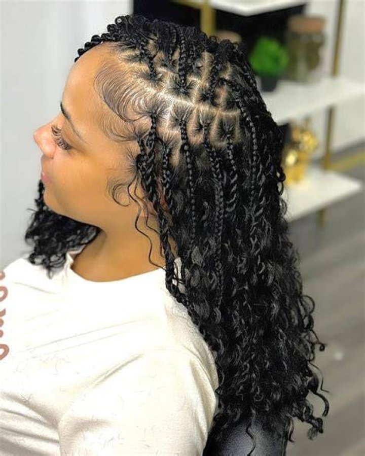 Knotless twists. Using the knotless technique for twists Goddess