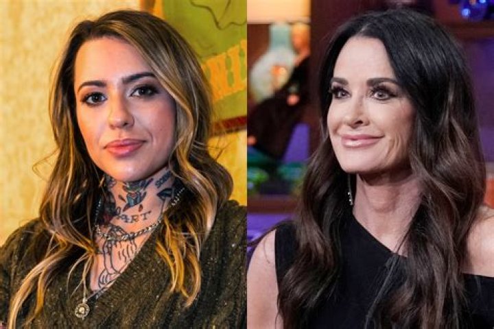 Kyle Richards With Wade at Craig&rsquo;s Restaurant in West