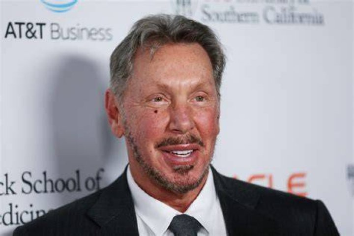 Larry Ellison and Burke at the Louis Vuitton trunk unveiling. Picture / Supplied.