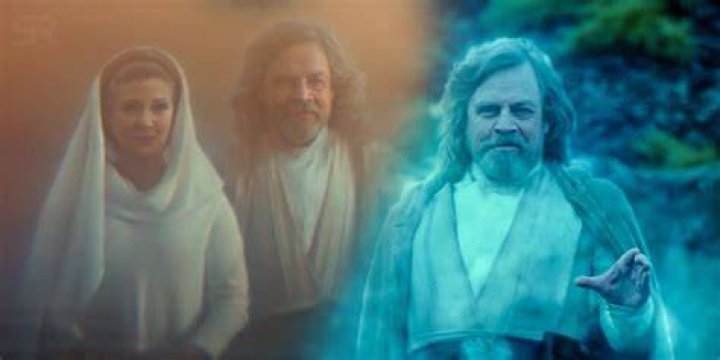 Luke and leia force ghost rise of skywalker