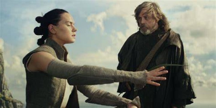 Luke teaches Rey about the Force in Star Wars The Last Jedi.