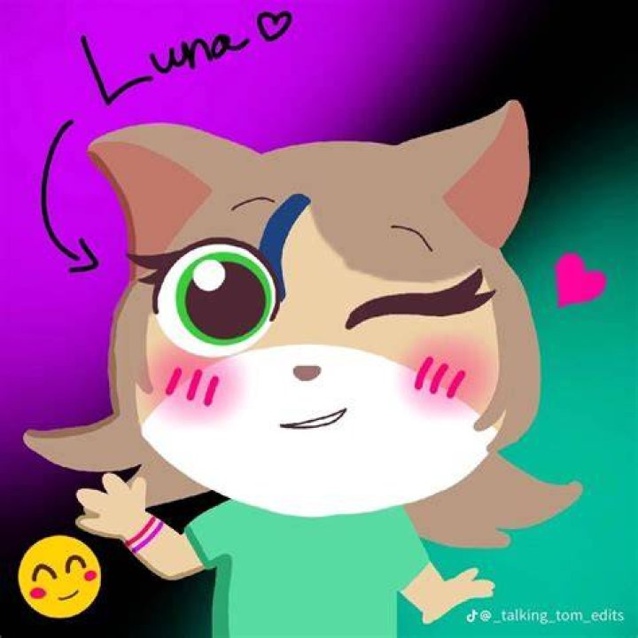 Luna talking to Digit in the game Space Yandere