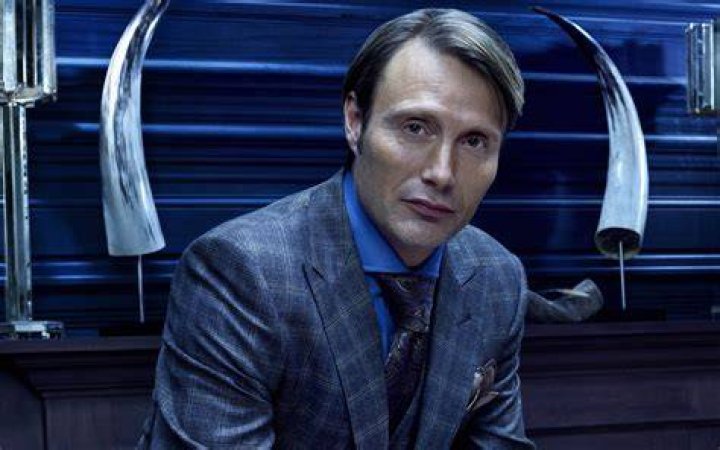 Mads Mikkelsen as Hannibal Lecter in Hannibal promo art