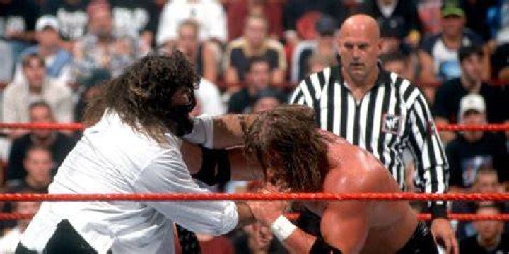 Mankind v Triple H v Stone Cold SummerSlam 1999 Cropped