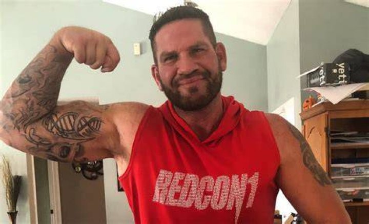 Matt Morgan back tattoo