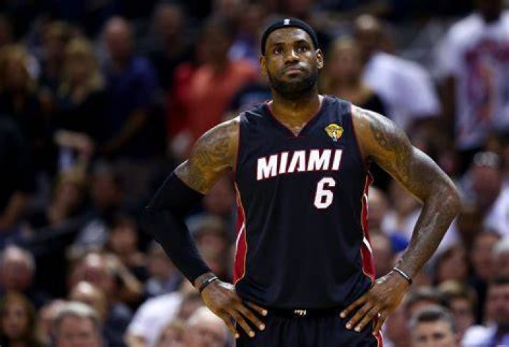 Miami Heat forward LeBron James (6) 2011