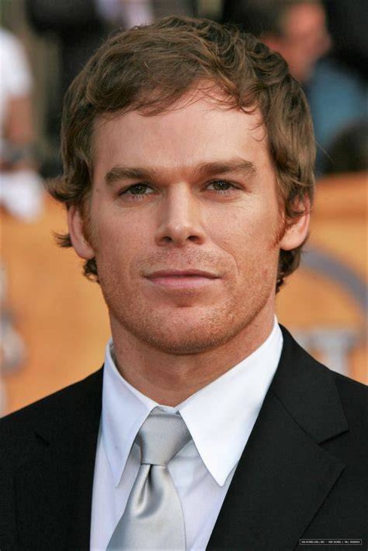 Michael C Hall as Dexter with Baby