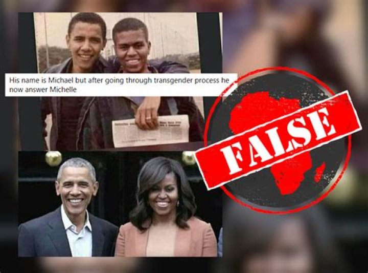 Michelle Obama was once Michael? No, old photo altered Africa Check