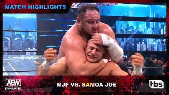 mjf vs samoa joe at world's end