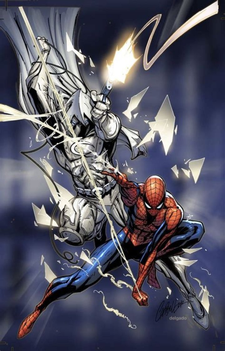 Moon Knight correcting Spider-Man in the comics