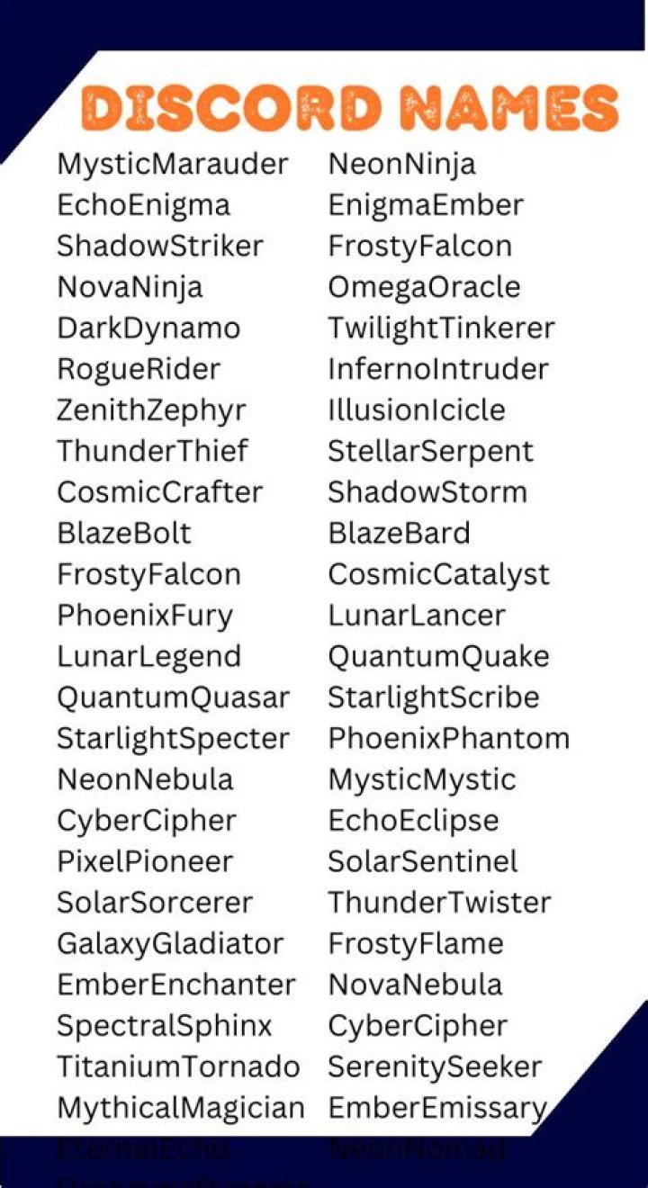 Name Ideas In Discord random business name