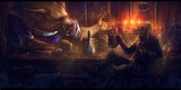 Nivellen dining with Geralt in The Witcher season 2 trailer
