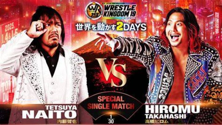 NJPW post-match Tetsuya Naito vs Kota Ibushi for the IWGP Heavyweight Championship and IWGP Intercontinental Championship WrestleKingdom 15 Night One