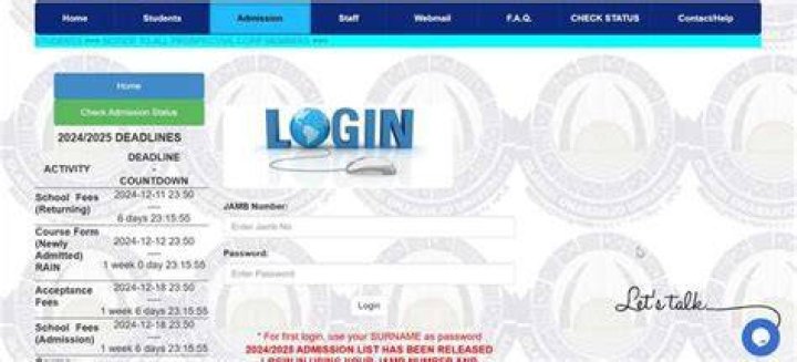 OOU Portal 2020 Application Update