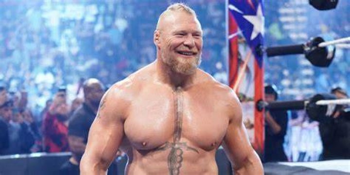 Picture showing Brock Lesnar's transformation
