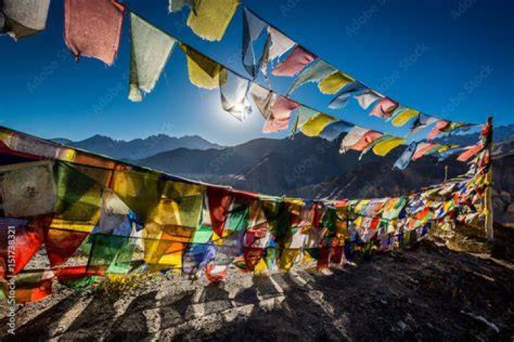Prayer flags on the way to Mt Everest. Photo / Kalle Kortelainen, Unsplash