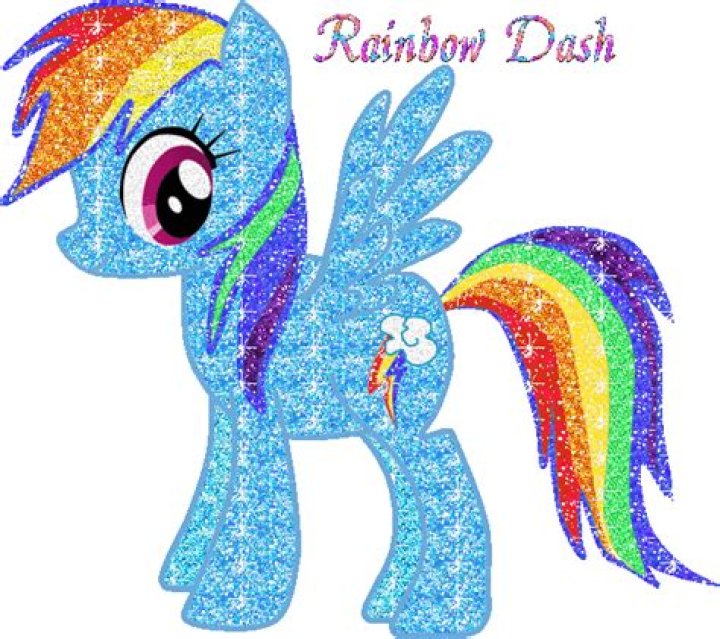 Rainbow Dash Glitter by TashaJane on DeviantArt