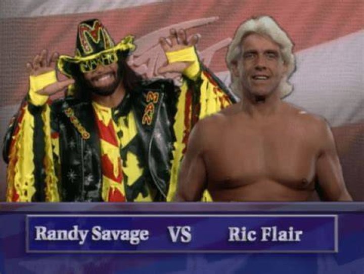 Randy Savage v Ric Flair The Great American Bash 1995 Cropped