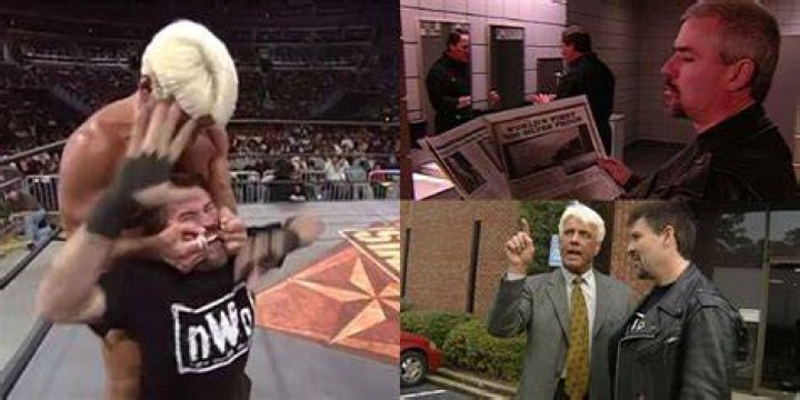 Ric Flair Eric Bischoff WCW Studio
