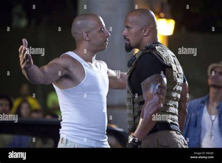 Rock Vin Diesel Fast Five