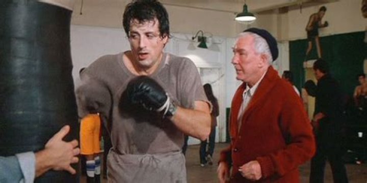 Rocky and Mickey training