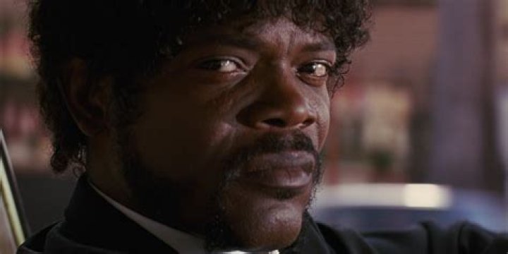 Samuel Jackson in Pulp Fiction Ending