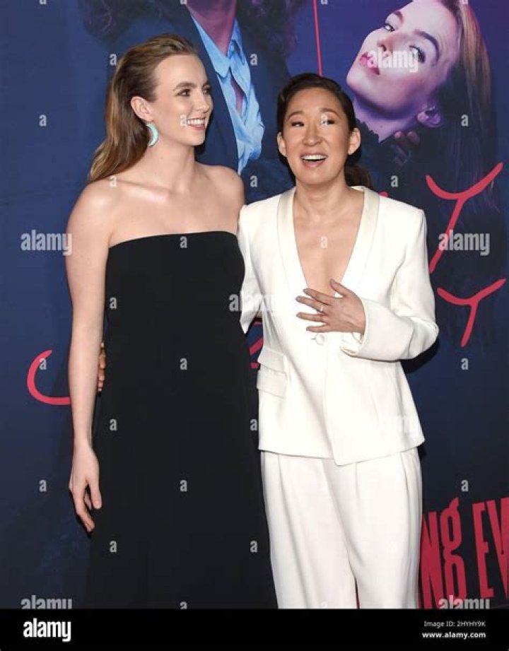 Sandra Oh and Jodie Comer as Eve and Villanelle in Killing Eve