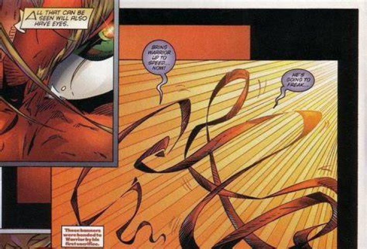 Sentient tassels from the Warrior comic book