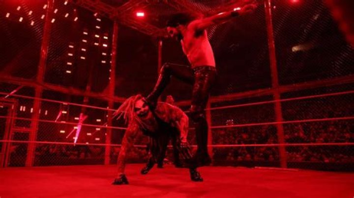Seth Rollins vs. The Fiend inside Hell In A Cell.