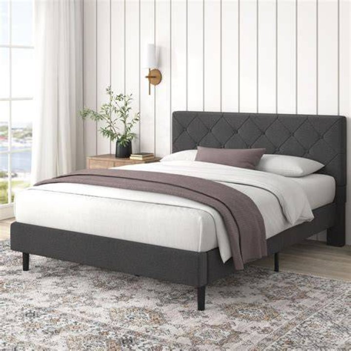 Shalini Upholstered Platform Bed Frame Shalini Upholstered Platform Bed Frame
