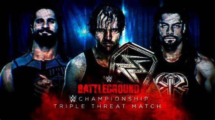 Shield Triple Threat Match at Battleground