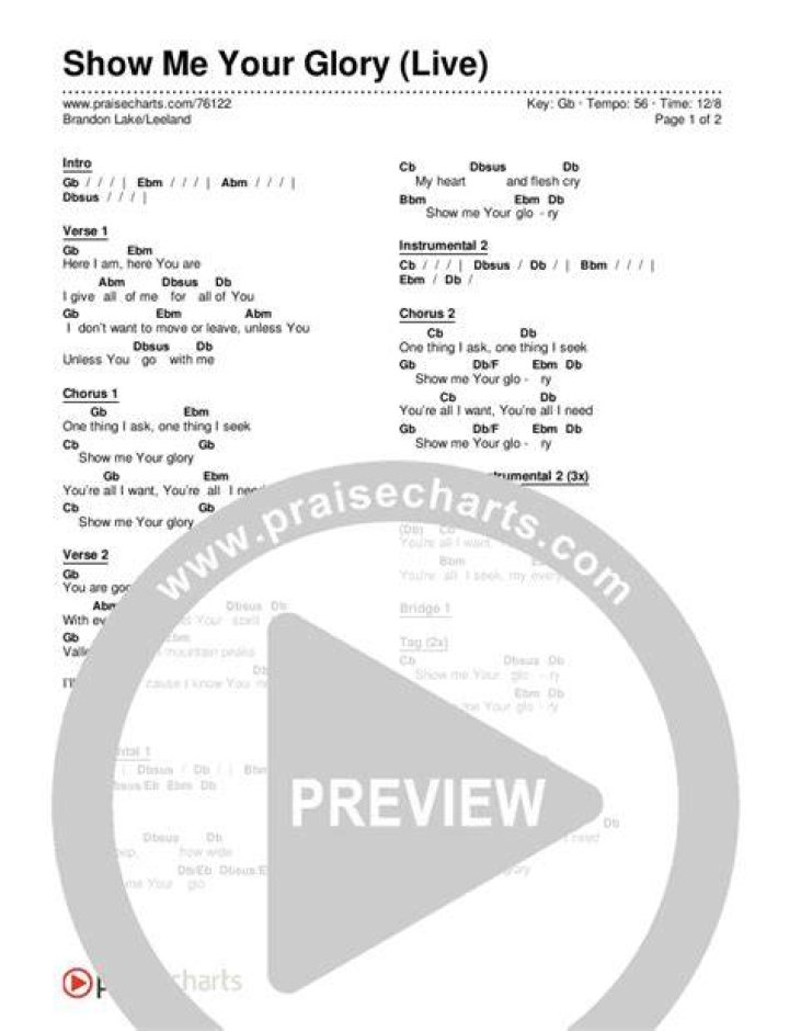 Show Me Your Glory by Brandon Lake, Leeland