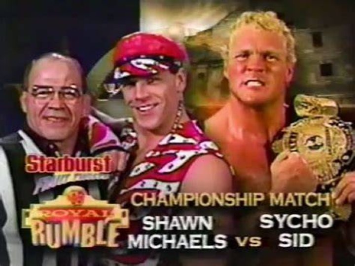 Sid v Shawn Michaels Royal Rumble 1997 Cropped