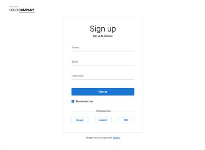 Sign up now