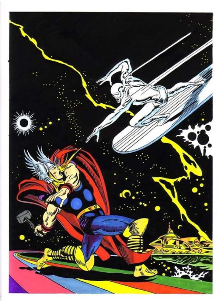 Silver Surfer versus Thor