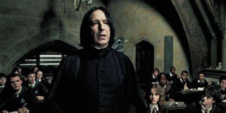Snape at class in Harry Potter and the Prisoner of Azkaban