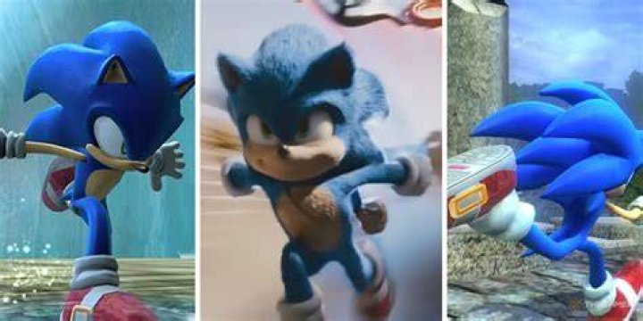 Split image of Sonic running from an enemy & Sonic giving the thumbs up in Sonic Rush.