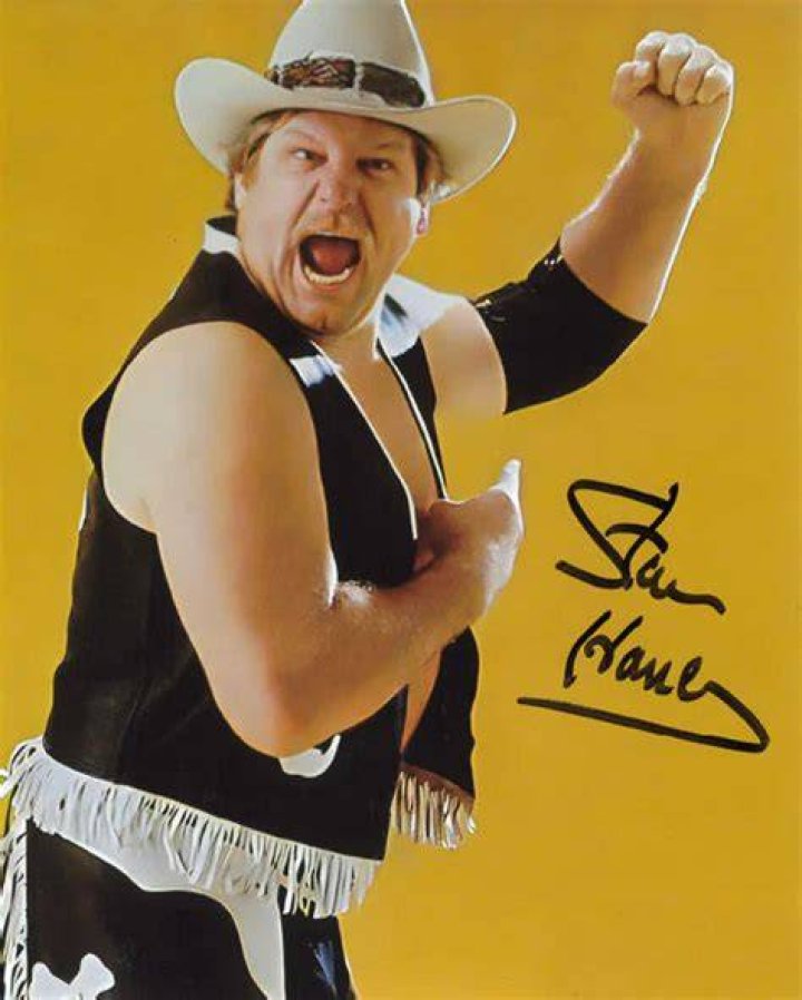 Stan Hansen Delivering A Western Lariat