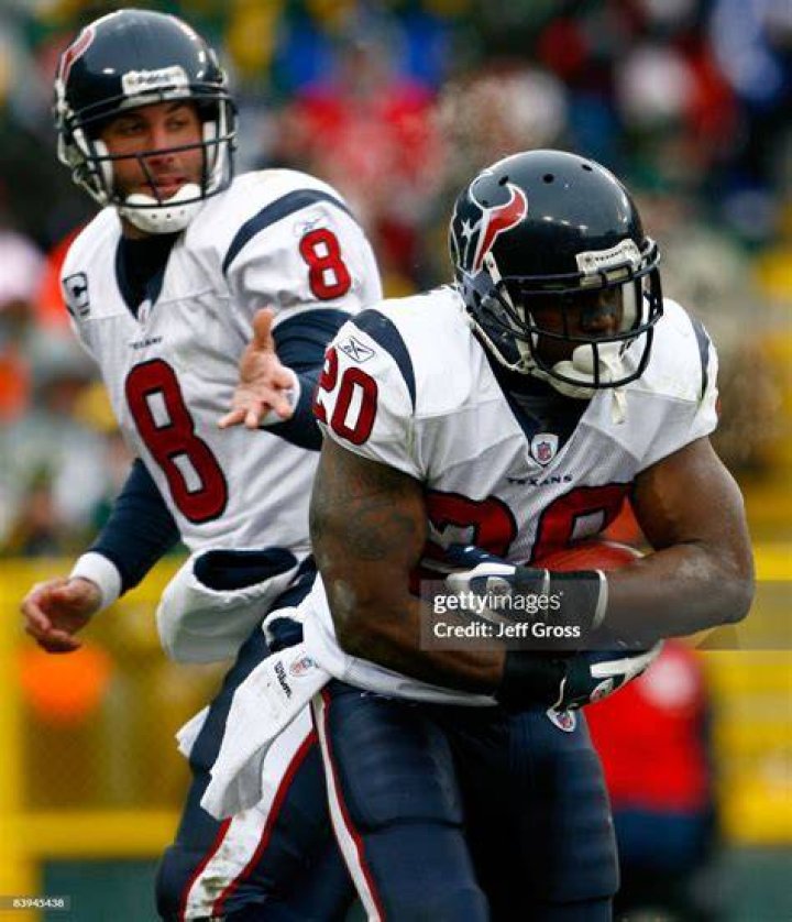 Steve Slaton Houston Texans