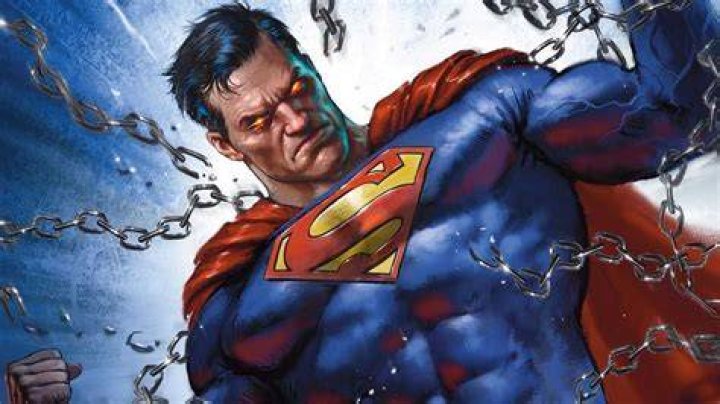 Superman breaking chains in the New 52.