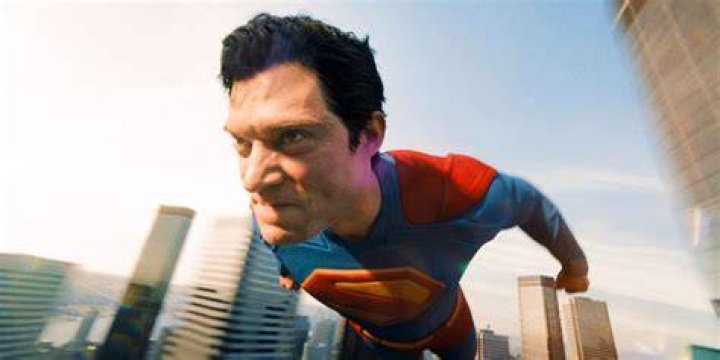 Superman flying in Man of Steel.