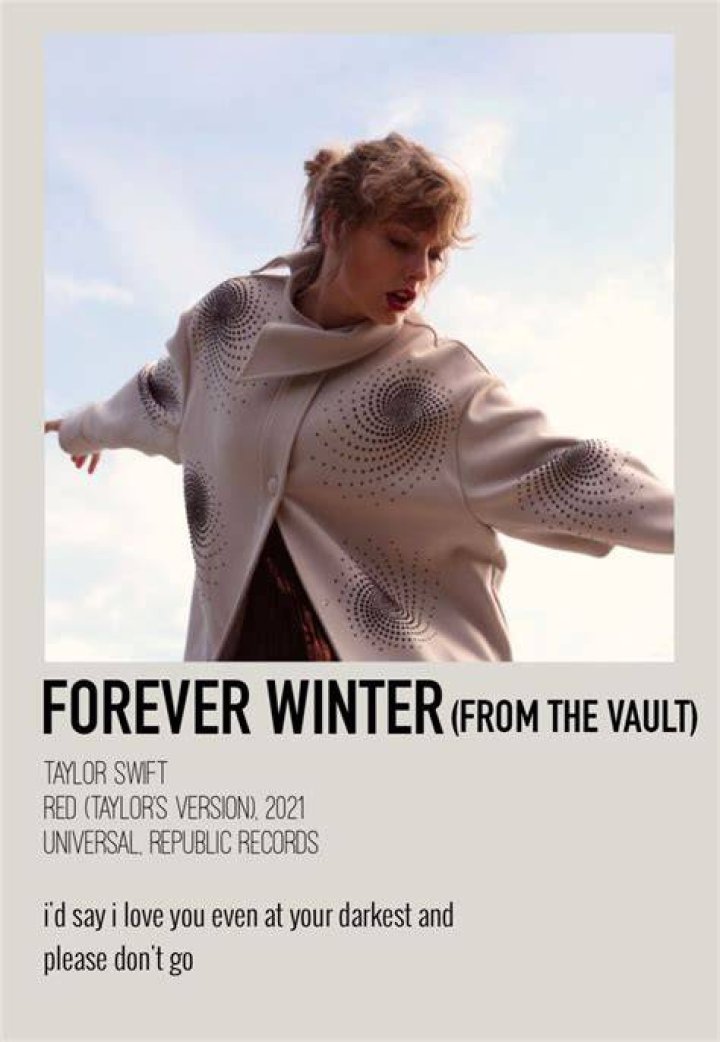 Taylor Swift Forever Winter (Taylor's Version) [From The Vault