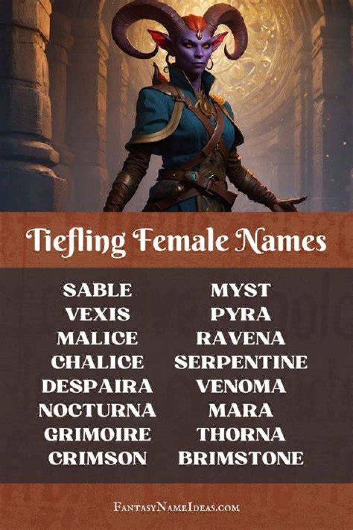 Teifling Names: A Comprehensive Guide To Unique And Creative Naming