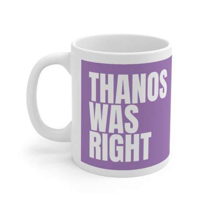 Thanos Was Right Mug