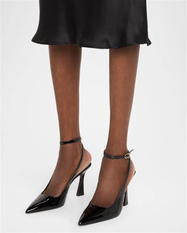 The ankle strap on her high heel snapped. Photo / Instagram/BlackTapeProject