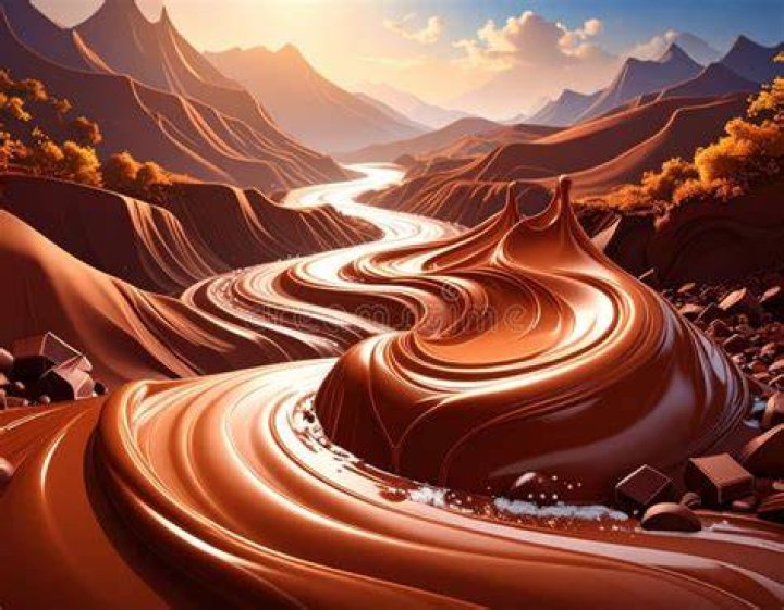 The chocolate river was "stinking water" reportedly. Photo / supplied