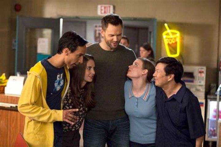 The Community cast looking glum