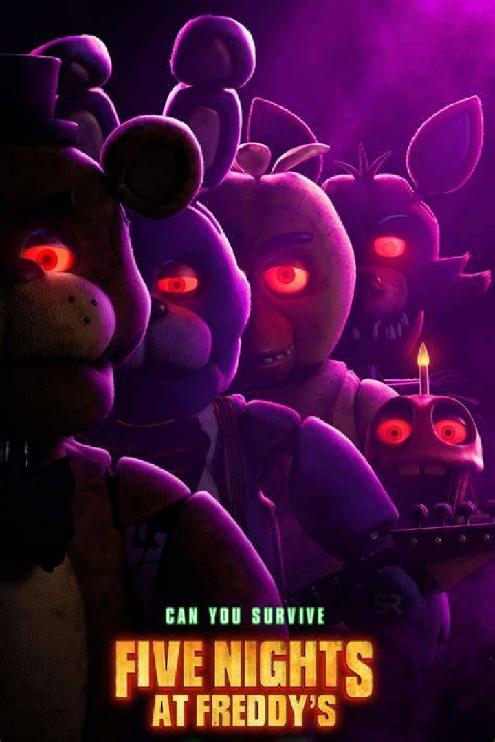 The Five Nights at Freddy's: Security Breach logo surrounded by characters from the game